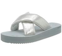 flip*flop Plateau Chic, Zehentrenner Donna, Light Grey/Silver 0350, 39 EU