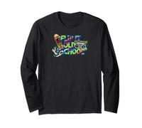 Flip It Old School Retro 80s 90s Skateboard Boombox Maglia a Manica