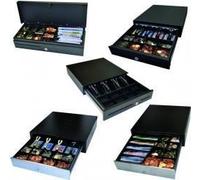 FLIP LID CASH DRAWER SS FRONT - BLACK 460X170X100 RJ11 CABLE NEW