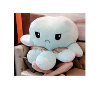 Flip Octopus Doll Large Double-sided Flip Mood Face Changing Doll Angry Decompression Plush Toy Birthday Gift Pink To Light Blue Diameter 90cm - KHW