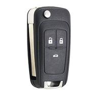 Flip pieghevole Remote Car Key Fob Cover Case Shell per Chevy Camaro Cruze Chevy Equinox Sonic Terrain 2 3 4 pulsanti HU100 Blade (3B)