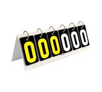 Flip Score Board Digital Scorer Number Scoreboard 6 Digits Acrylic for Team Games