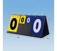 Flip Scoreboard Match Scoring Rame Materiale Cartone Doppio Lato Pellicola Lucid