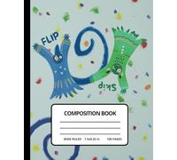 Flip & Skip Wide Ruled Composition Notebook
