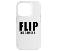 Flip The Camera - Funny Trending Meme Minimal Text Custodia per iPhone 14 Pro