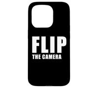 Flip The Camera - Funny Trending Meme Minimal Text Custodia per iPhone 15 Pro