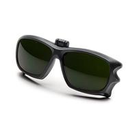 UNIVET | 5X9 FLIP Welding 5, Lenti da Saldatura, Antigraffio, per Occhiali Protettivi da Lavoro, Comfort Elevato (EN166, EN169), Gun Metal