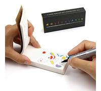 Flipboku - Molecularis Coloring Flipbook con 6 Animazioni - Illusioni ottiche - Attività creativa Stress Reliever - Gioca e impara Animazione