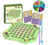 Flipfun Flip Match Board Game, 2026 New Memory Flip Game for Kids, Memory Chess Over Card Board, Animal & Fruit Themed Matching Tiles, Educational Toy for Kid and Family Party Gathering (Fruit)