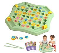 Flipfun Flip-Match Board Game for Kids, Flip Chess Memory Game, Interactive Funny Educational Toys (A)