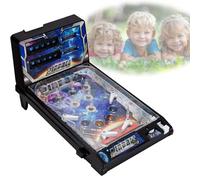 Flipper da tavolo compatto a LED, gioco arcade elettronico con luci dinamiche, suono, tabellone segnapunti digitale, inclinazione regolabile, classico regalo retrò divertente