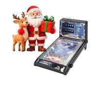 Flipper Elettronico da Tavolo, Macchina Retro Arcade con Effetti Luci/Suono - Mini Gioco da Tavolo A Palline per Bambini e Adulti, Natale e Compleanno