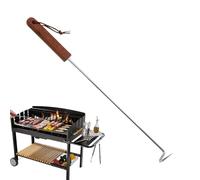 Flipper Freddo | Hooker | Food Wender Wender Hook BBQ | Gancio per Griglia | BBQ Kochgadget Food Twister con manico in legno | pratici per Griglia per