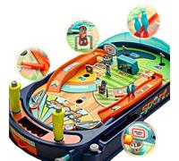 Flipper Giocattolo Mega Flipper Multi Sport Calcio Hockey Basket Bowling Sport Game Flipper Pinball Retro Arcade Flipper da Tavolo Calcetto Gioco di Abilità Arcade Maxi Flipper cm 47 Bambini Adulti