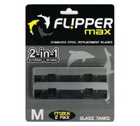 Flipper ricambio lamette in acciaio per Max Scraper 2pz