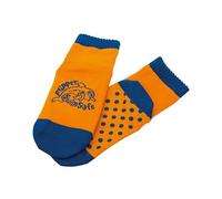 Flipper Swimsafe 1054 - Calze acquatiche con Suola Antiscivolo in Blu-Arancio, per Bambini, Taglia 31-34, Ideali per Andare in Piscina Senza Problemi