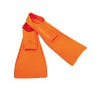 Flipper SwimSafe - pinne da nuoto per bambini e adolescenti, in blu o arancione, in gomma naturale, per nuotare e divertirsi spensieratamente