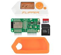 Flipper Zero Complete Kit - Flipper Zero | WiFi Development Board | Custodia in silicone | Scheda MicroSD da 32 GB | Adattatore MicroSD a SD