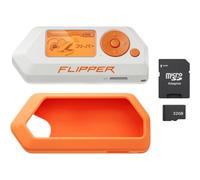 Flipper Zero Essentials Kit - Flipper Zero | Custodia in Silicone | Scheda MicroSD da 32 GB | Dispositivo Multifunzione Portatile per Appassionati di Tecnologia