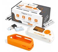 Flipper Zero Set | Flipper Zero | Custodia in Silicone | Scheda di Memoria da 64GB | Lettore di Schede USB | Cavo USB-C | Istruzioni