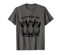 Flippers Up Penguins contro le tariffe Maglietta