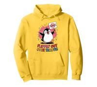 Flippin' Out Over Tariffs Divertente Penguin Contro Tariffs Meme Felpa con Cappuccio
