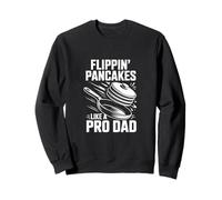 Flippin Pancakes Like a Pro Dad Funny Pancake Festa del papà D Felpa