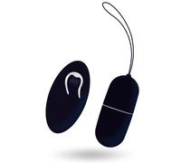 Flippy intenso i uovo vibrante con telecomando nero