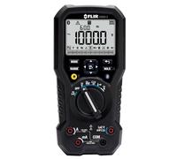 FLIR DM93-2 True RMS Industrial Digital Multimeter | Display doppio 5 cifre, retroilluminazione LED, modalità VFD, LoZ, luci LED lavoro, METERLiNK, cavi