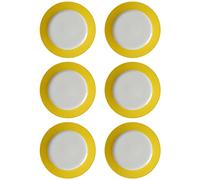 Flirt by R&B piatto/piatto piano 'doppio', Ø 27 cm, giallo, 6 teilig (1 Set)