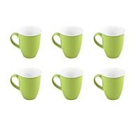 Flirt by R&B - Tazza da caffè "Doppio", 320 ml, 6 pezzi, colore: Verde