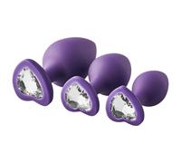 Kit di Allenamento Anale Flirts - Set di Dildo Anali (3 pezzi) - Viola