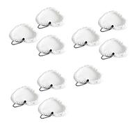 Flisdtry 10 panni di ricambio per H2O per X5 Mop lavabili e riutilizzabili panni puliti in microfibra