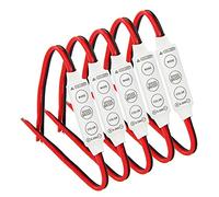 Flisdtry 5 X 12V Wired Modulo di Controllo con Flash Strobe Per Auto o Casa /