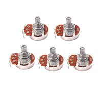 Flisdtry 5Pcs A250K Breve Rod Potenziometro Audio Tone Switch Control Accessori Chitarra