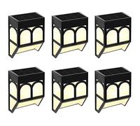 Flisdtry 6PCS recinzione solare impermeabile all'aperto