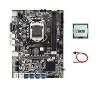 Flisdtry B75 USB ETH Mining Scheda Madre 8XPCIE Adattatore USB+G1630 CPU+ Switch LGA1155 DDR3 MSATA B75 Scheda Madre USB
