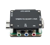Flisdtry Convertitore da YPBPR a SCART YPBPR a VGA Component Transcoder Convertitore Console di , a componente di differenza di colore