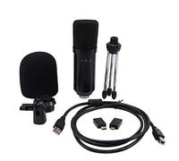 Flisdtry Microfono a condensatore USB professionale BM-750USB Microfono cablato per computer mobile Microfono dal K Song Chat di registrazione microfono per cellulare Computer Live