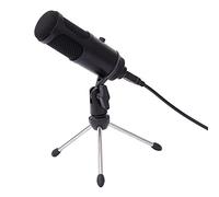 Flisdtry Microfono a condensatore USB professionale Microfono di registrazione computer microfono di regolazione volume per PC Notebook Computer