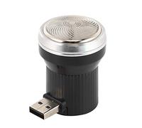 Flisdtry Mini elettrico portatile USB Power Built-in batteria da viaggio esterna Barba Trimmer per gli uomini