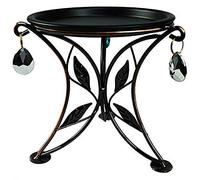 Flisdtry Mini supporto da appoggio in metallo per vaso di fiori, supporto per interni ed esterni