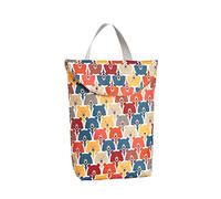 Flisdtry per pannolini per bambini multifunzionali riutilizzabili impermeabili per pannolini borsa per pannolini per riporre mummia colore D