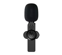 Flisdtry Riduzione del rumore Live Microphone, Conference Radio Bluetooth Microphone, Wireless Lavalier Microfono per Live