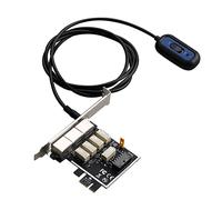 Flisdtry Scheda di isolamento del disco rigido Adattatore Convertitore Adattatore per Hard Disk Power Network Security Scheda separata