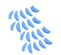 Flisdtry Set di 20 paia di cuscinetti in silicone per ciglia e ciglia (blu)