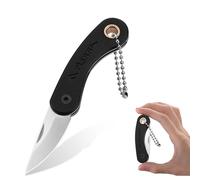 FLISSA Mini Coltello Tascabile, Coltello a Serramanico con Manico in G10