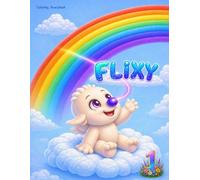 Flixy: Flower Meadow: Illustrated Story and Coloring Book for Kids Ages 4-8