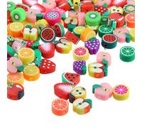 Fliyeong - Perline a forma di frutta, per braccialetti fai da te, 50 pezzi