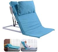 FLJMR Supporto Regolabile Elettrico Sit-Up Back Stand Assist per Anziani Schienale per Letto con Sollevamento Elettrico per Guarigione Collo Ortopedico Supporto Lombare Supporto per Letto Wedge,Blu